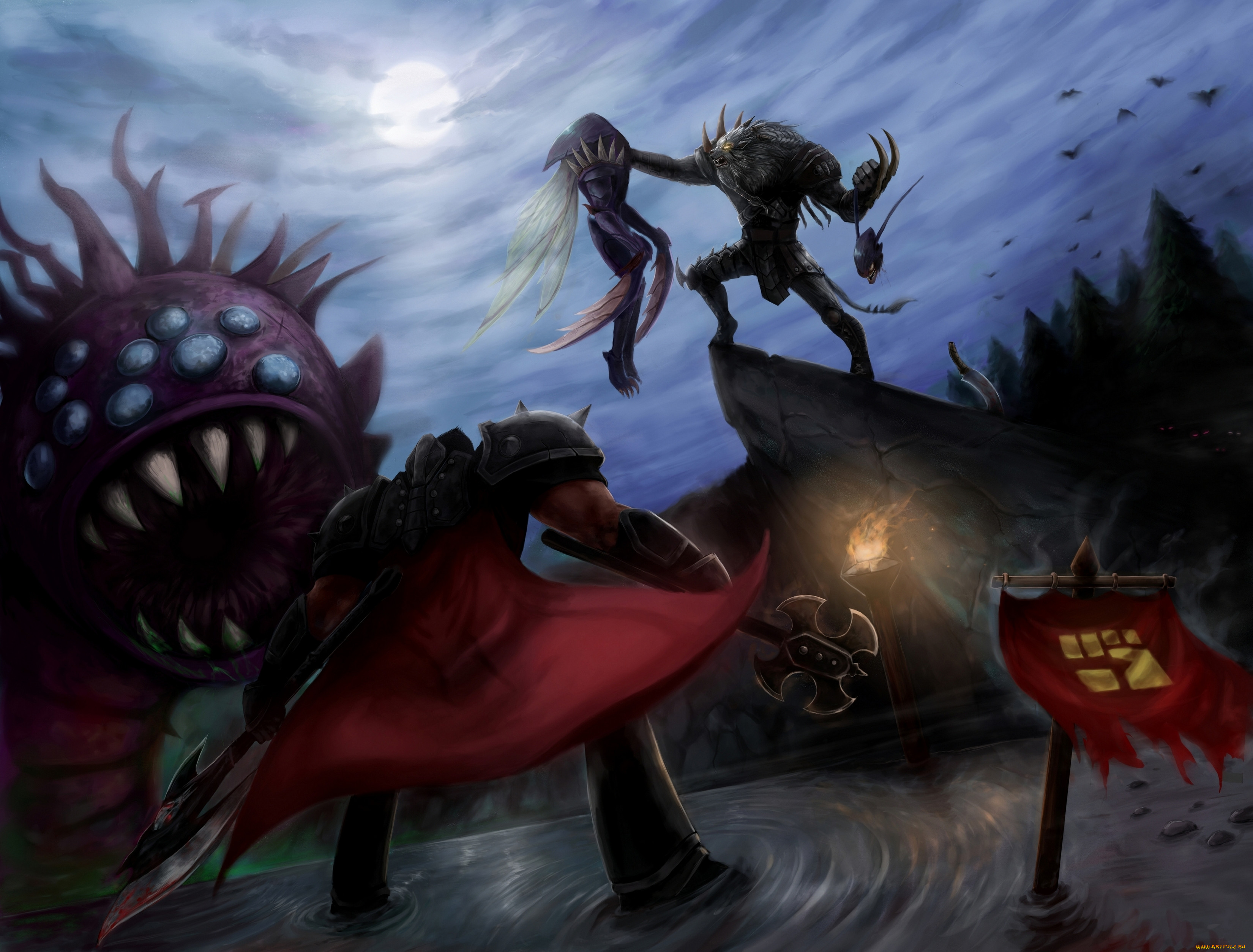  , league of legends, league, of, legends, action, , , baron, darius, khazix, rengar